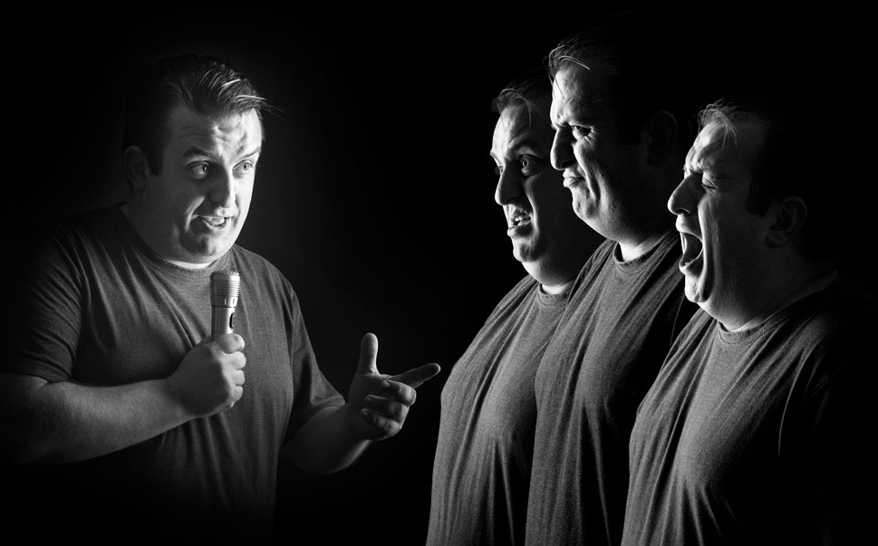  Karl Spain, a great Limerick comedian photographed by Cormac Byrne.  